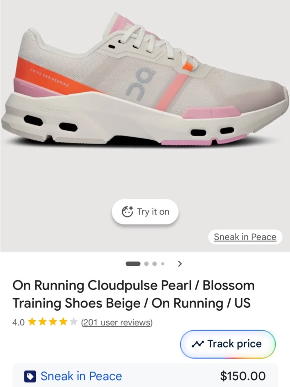 On Running Cloudpulse Women's Running Sneakers